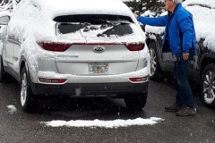 Snow in June