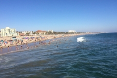 Santa Monica Beach from the Pier