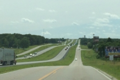 Route 66 beside the Interstate